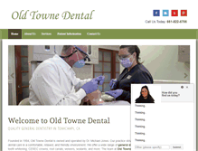 Tablet Screenshot of oldtownedental.com